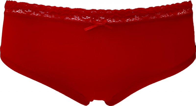Lovelygirl dámské kalhotky s krajkou 8309 červené | Vermali.cz